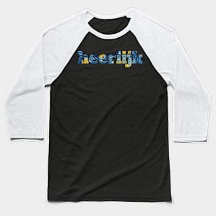 Heerlijk Funny Dutch Gift Van Gogh Style Baseball T-Shirt